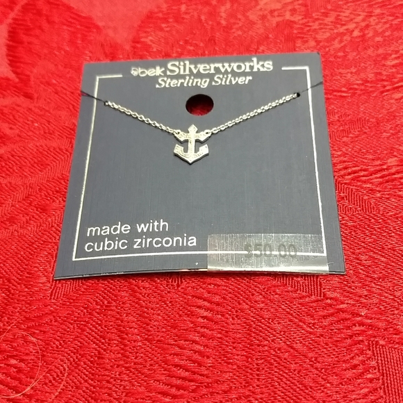 Belk Silverworks Sterling Silver Jewelry - Sterling Silver Anchor Necklace